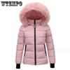 Короткая хлопковая одежда, женское зимнее пальто, хлопковая куртка, тонкая, утолщенная, с большим мохнатым воротником, одежда из хлопка для маленьких людей