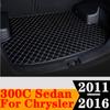 Sinjayer Car Trunk Mat Waterproof Tail Boot Carpets Flat Side Cargo Carpet Pad Liner AUTO Parts For Chrysler 300C Sedan