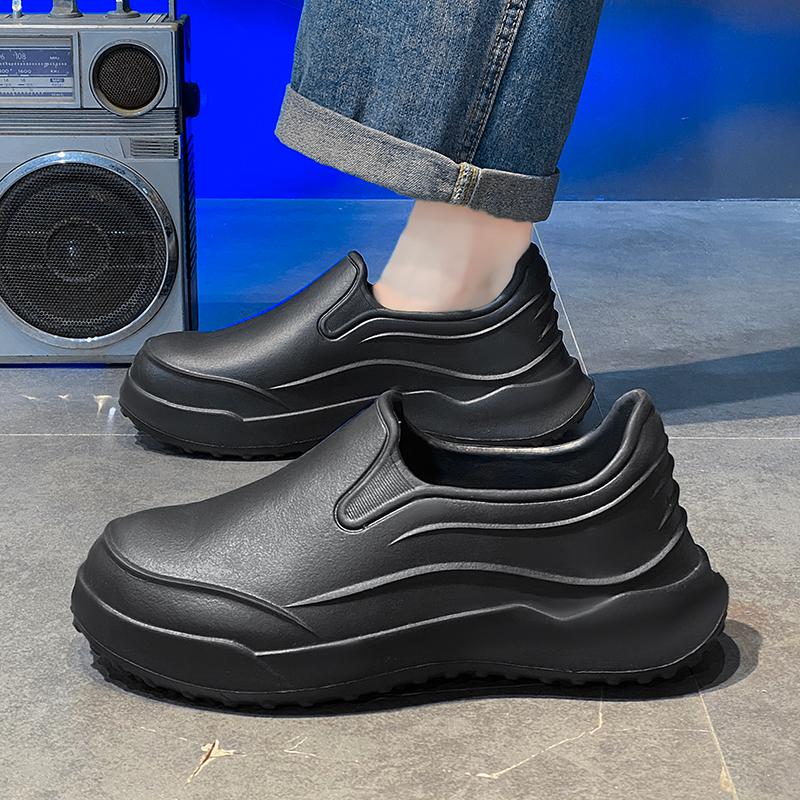 Hotel Chef Shoes Summer Light Waterproof Non-slip Oil-proof Kitchen Work Shoes Men's Fashion Casual EVA Outdoor Walking Shoe