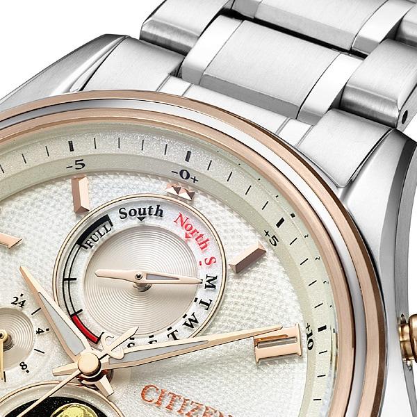 Citizen BY1026-65A ( Часы EXCEED Eco-Drive на солнечной батарее с радиоуправлением, прямой полет, фаза Луны, парная модель для мужчин)