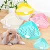 Rabbit Toilet Tray, Rabbit Toilet Box, Grid Hidden Pet Toilet, Plastic Material Resistant To Falling and Easy To Clean Hamster