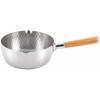 Yoshikawa Yukihira Saucepan, 20cm, 2.3L, Made In Japan, Stainless Steel, Dual-Sided Spout, Induction and Gas Compatible, YH6753, Tsubame-Sanjo