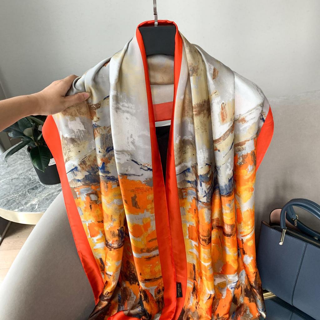 Elegant Ladies Air-conditioning Room Large Shawl Seaside Holiday Sunscreen Sarongs