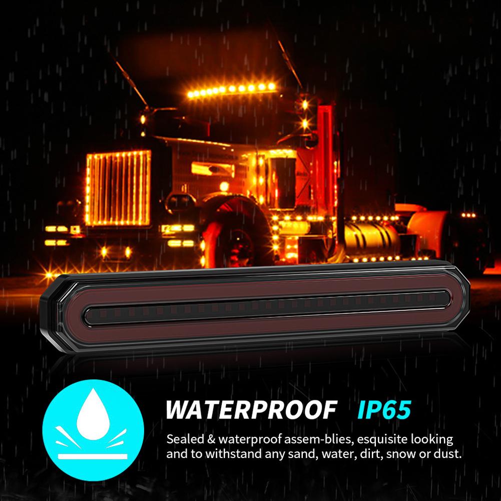 87LED 3 в 1 грузовик тормоз стоп задние фонари последовательный указатель поворота лампа DRL задний фонарь для мото автомобиля прицепа ATV 12 В 24 В