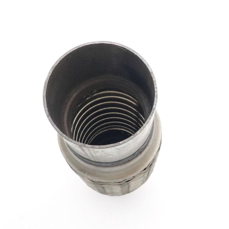 ID 57mm/45mm Car Exhaust Flexible Joint Tube Soft Connection of Automobile Exhaust Pipe with Welded Pipe Muffler Stainless Steel