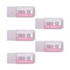 Корректирующая лента Tombow Pencil 5 мм MONO Mono Pocket Eraser Design Correction одноразового использования, розового цвета, 5 шт., 4 м (Моно лента) CT-CM5C80-5P