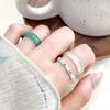 Новое кольцо в китайском стиле с бамбуковым дизайном и белым зеленым халцедоном - элегантные высококачественные нишевые женские украшения