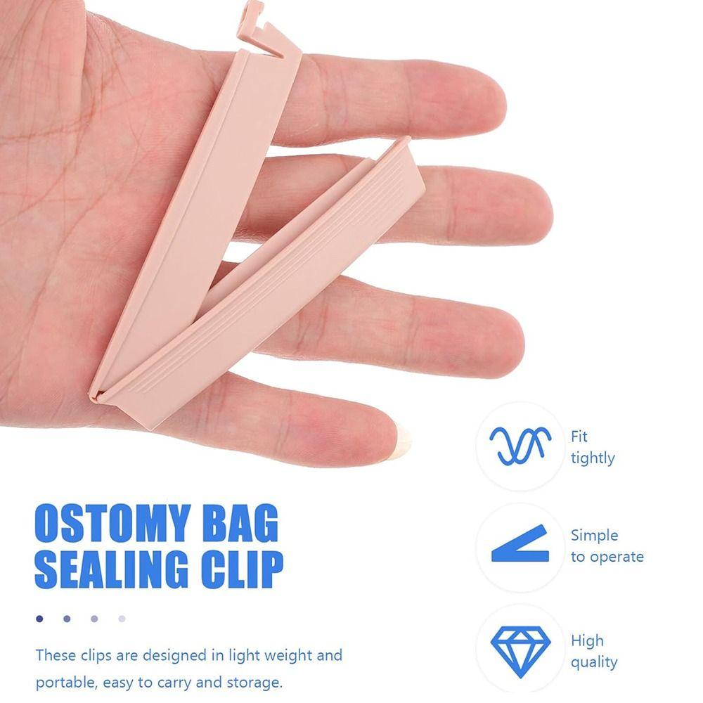 Инструменты для послеоперационного ухода Дренируемый мешок Зажим Герметичные уплотнительные планки для колостомы Клипса для стомного мешка