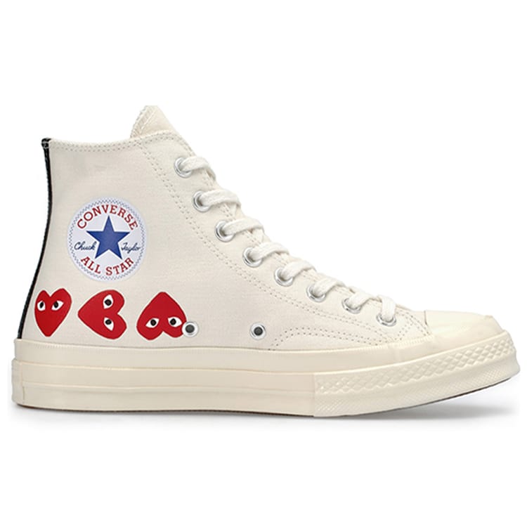 Кеды Chuck 70 Comme des Garcons Play x Chuck 70 Converse Hi Top 'Multi Heart' 162972C
