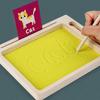 Montessori Children's Sand Drawing Tray: Educational Toy for Kindergarten Writing, Painting, and Calligraphy Skills.