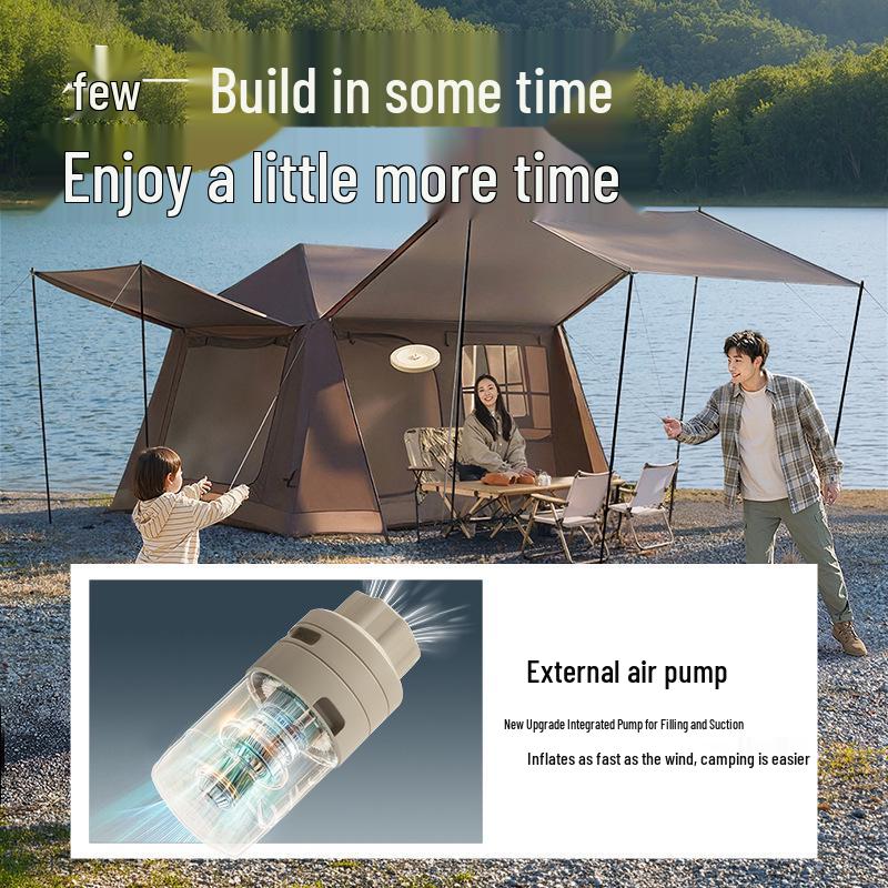 Shan Yue Automatic Inflatable Two-in-One Camping Tent and Awning