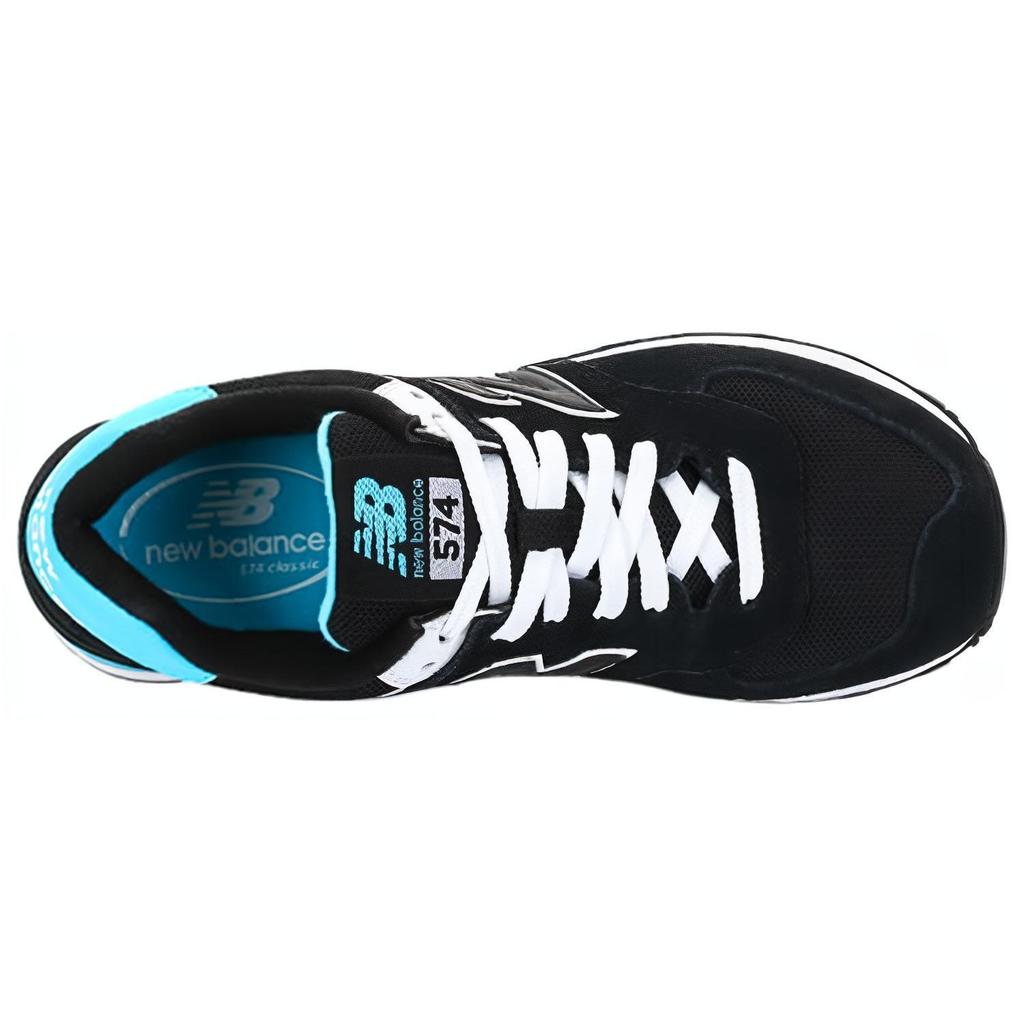 New Balance Nb 574 Lace-Up Low-Top Running Shoes Women Sneakers Black Blue WL574CPA