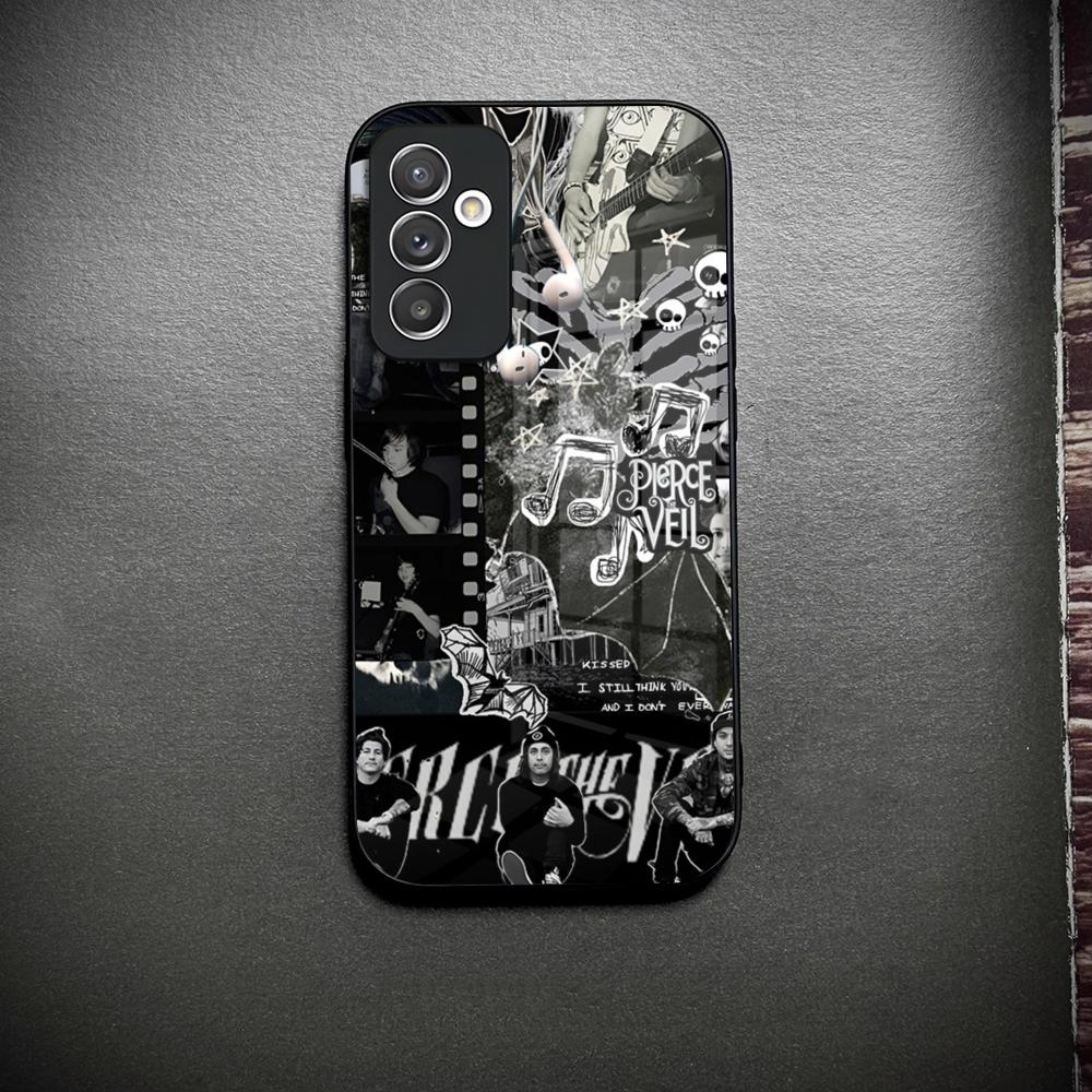 Чехол для телефона P-Pierce The Veil Band Стеклянный Для Samsung Galaxy S26 S23 S25 S24 S21 S22 S20 Ultra Fe Plus A34 A15 A14 Чехол