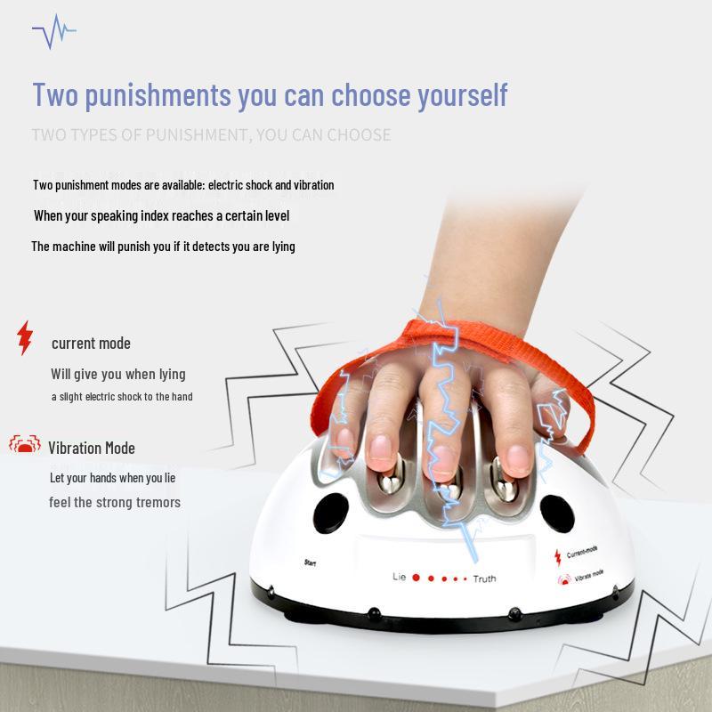 Heartbeat Lie Detector: Voltage-Based Truth or Dare Party Game