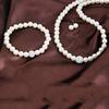 Модные комплекты украшений из жемчуга Роскошные комплекты ожерелий и браслетов из жемчуга для женщин
