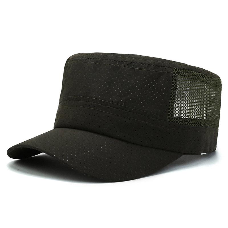 Летняя уличная рыбацкая шляпа, мужская шляпа от солнца, военные кепки, сетчатая армейская плоская кепка, спортивная бейсбольная кепка дальнобойщика Snapback, козырьки Gorras