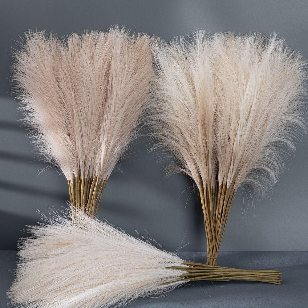 Simulation Plante Wedding Decor For Home Decoration Living Room Artificial Reed Fake Flowers Pampas Grass Artificial Flower