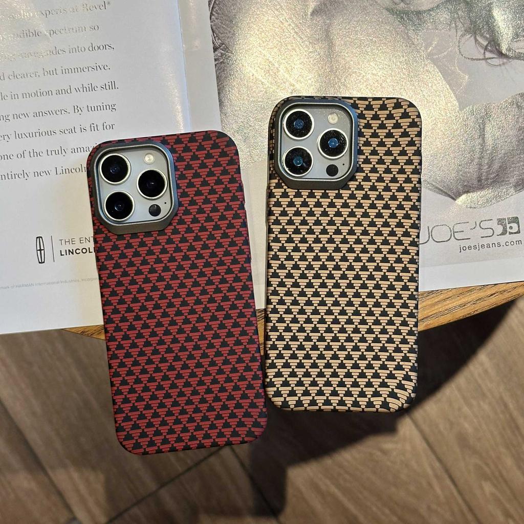 Подходит для чехла для мобильного телефона IPhone17PROMAX, Кевларовый узор из углеродного волокна, Apple 16, Противоударный, Жесткий защитный чехол из ПК 15