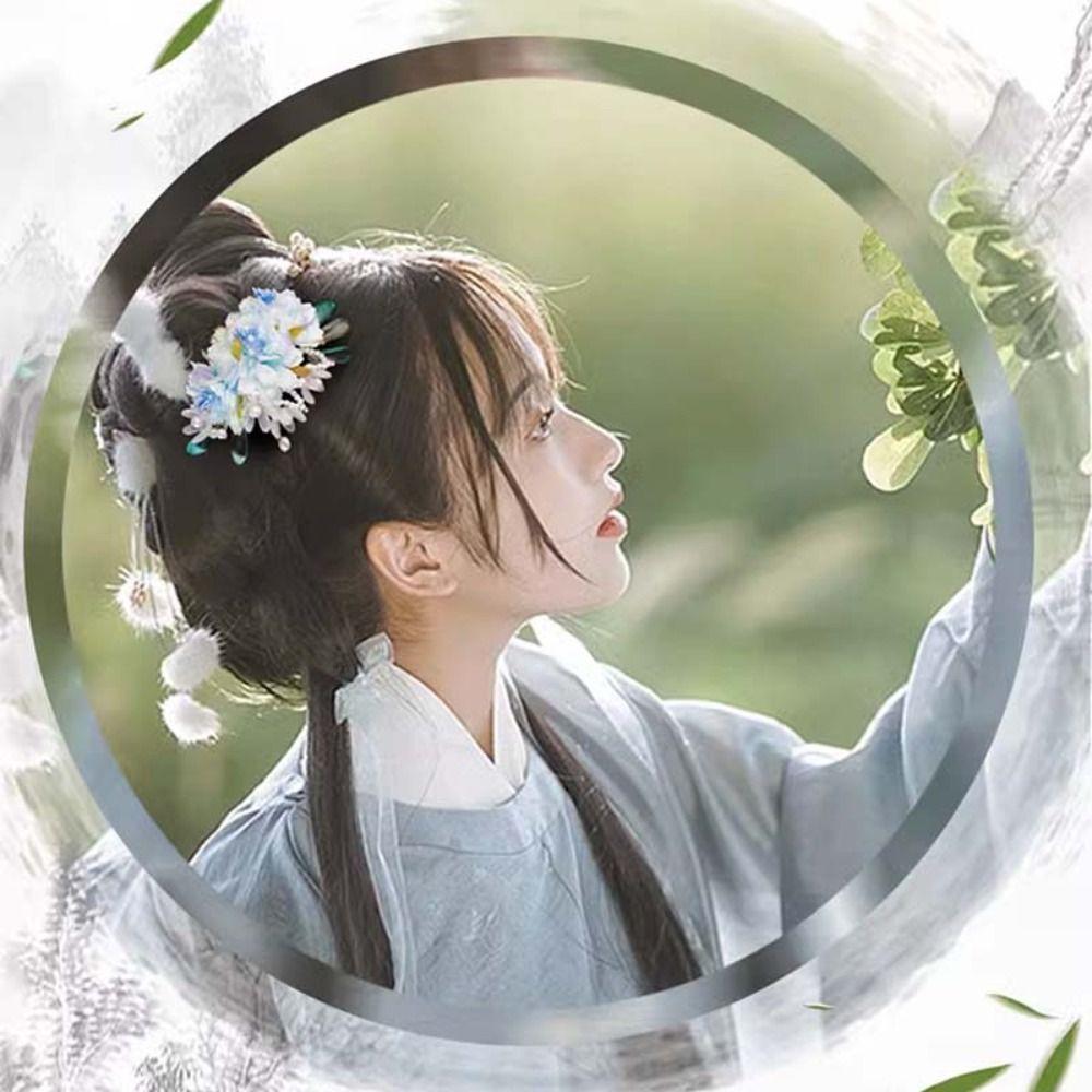 Расческа для волос Hanfu шпилька жемчуг китайский стиль палочка для волос классическая для девочки