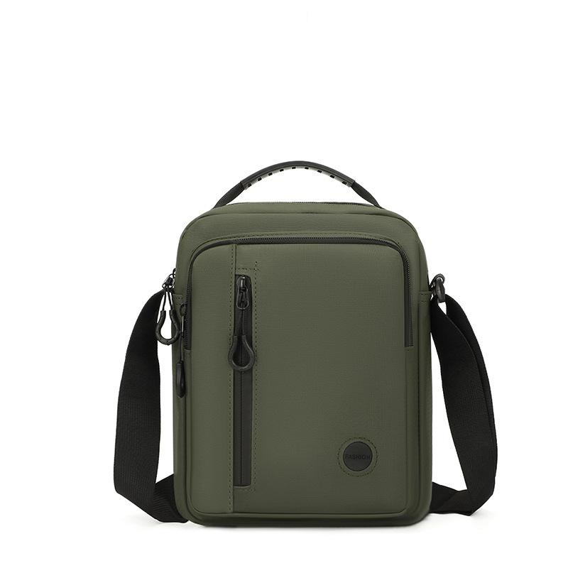 Мужская наплечная сумка большой вместимости для улицы и поездок, водоотталкивающая деловая сумка-тоут для мобильного телефона