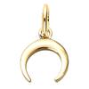 [Q7607] - Gold Plated 'Luna' Pendant - 10x9 Mm