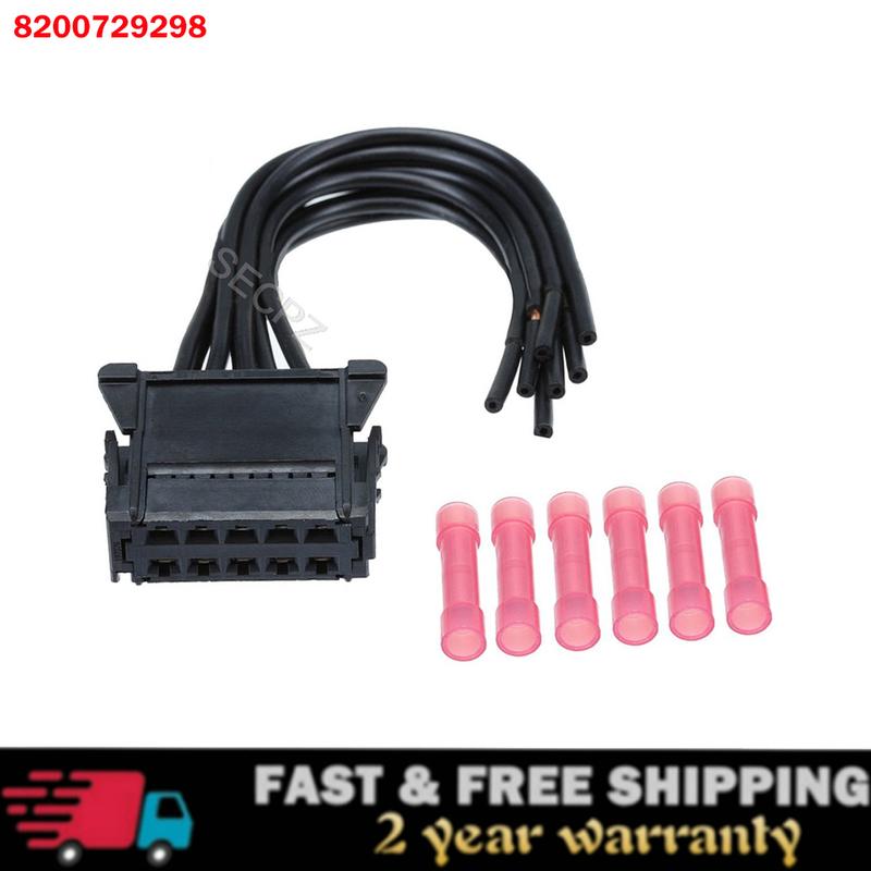 8200729298 Heater Blower Resistor Wiring Harness Loom Harness Connector Motor Resistor Wirin for Renault Megane 2 Scenic II