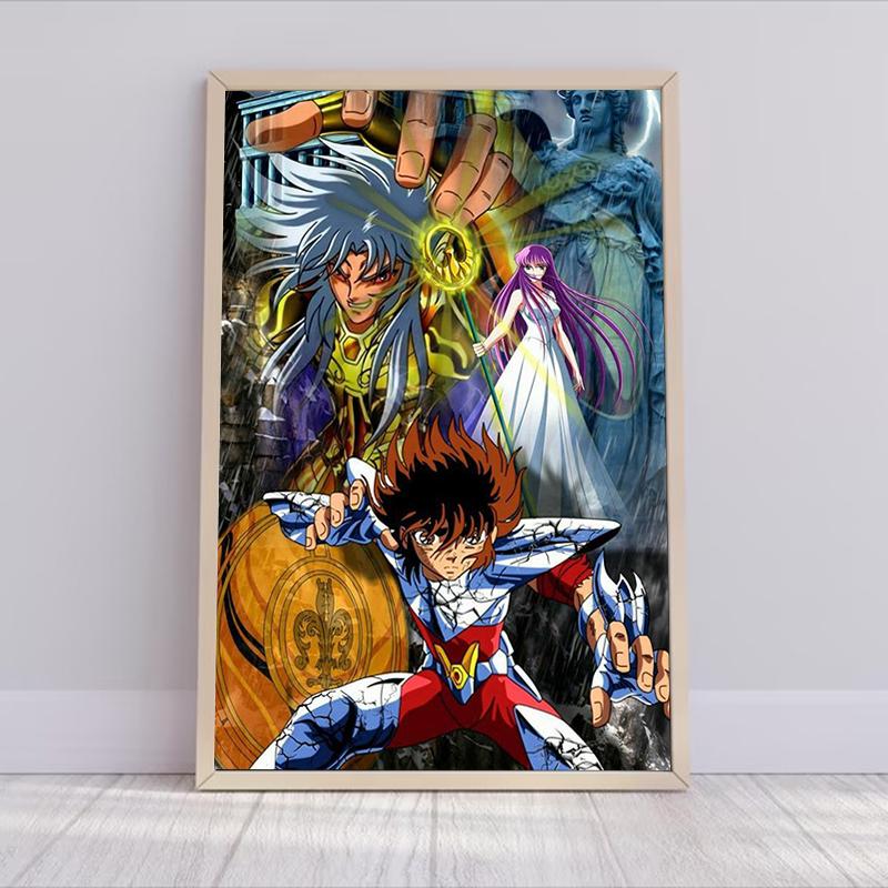 Saint Seiya Anime Poster Home Decoration Posters for Wall Decoration Painting on Canvas Decorative Paintings Room Decor Art the