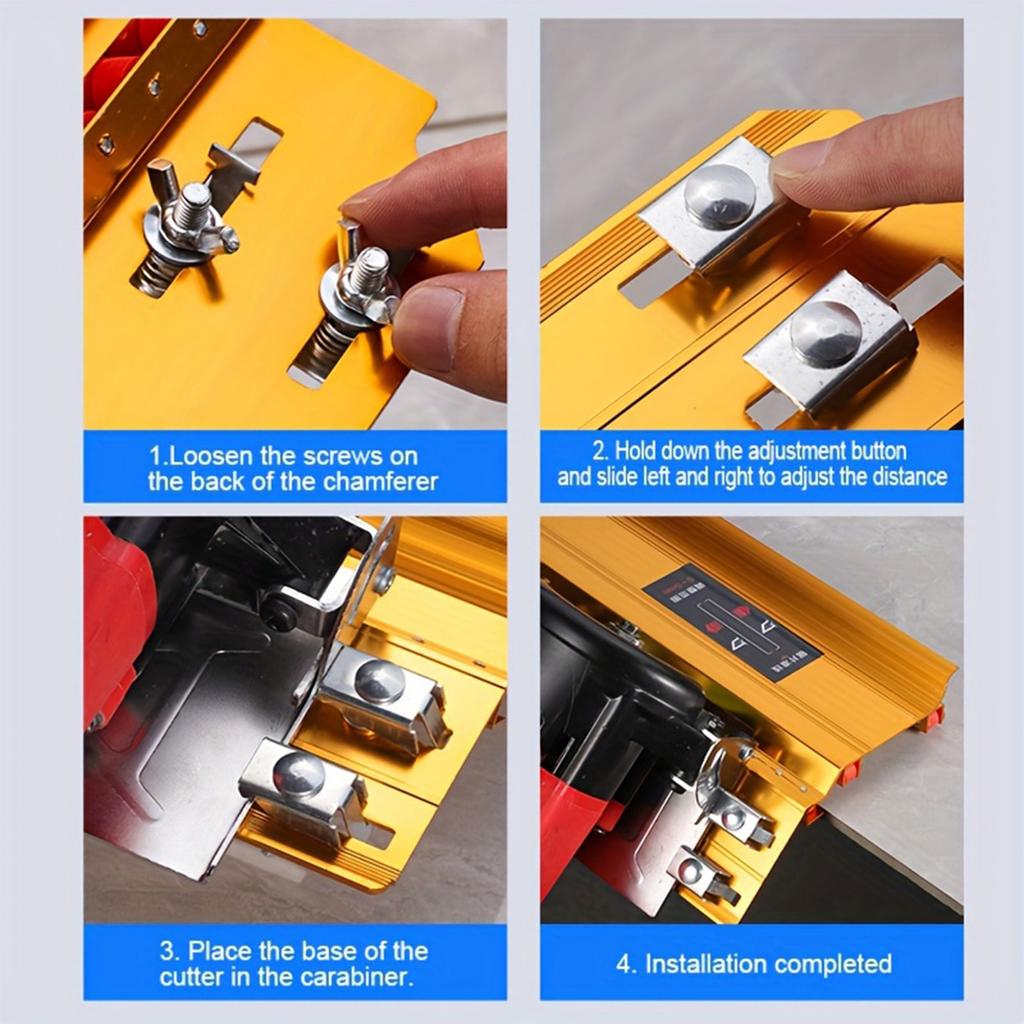Устройство для снятия фаски с керамической плитки на 45 градусов, ручной резак для плитки и керамики, настольный станок для резки камня, направляющий инструмент с колесом 0-0,2 дюйма