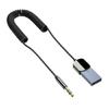 Bluetooth-совместимый AUX-адаптер, USB-переходник на 3,5-мм разъем для автомобильной аудиосистемы.