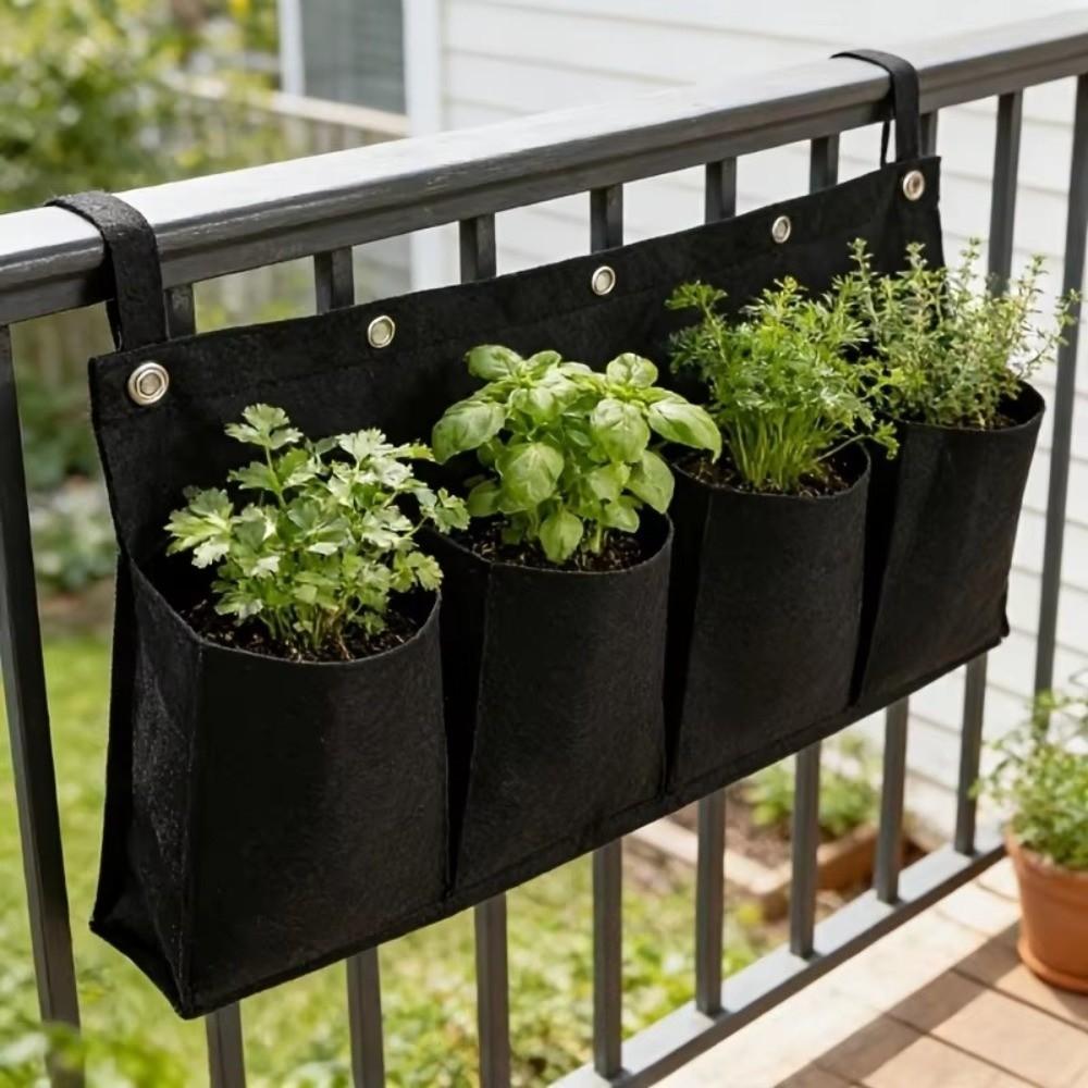 Non-Woven Fabric Flower Growing Bag Wall-Mounted Planting Bag Flower Growing