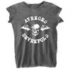 Womens/Ladies Deathbat Burnout T-Shirt