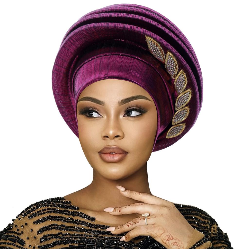 Шляпы-береты, тюрбаны, головные уборы для женщин, африканские женские головные платки, женские береты, тюрбаны, головной убор из Нигерии, для свадебной вечеринки, геле