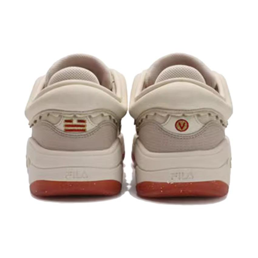 Fila Кроссовки для скейтборда MIX 2, износостойкие, низкие, мужские, бежево-красные F12M412203FAM