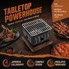 Cast Metal Hibachi Grill Black Square Stove Durable Japanese Charcoal Grill  Family Gatherings