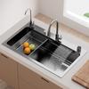 Minxi 304 Stainless Steel Kitchen Sink & Round Faucet Set