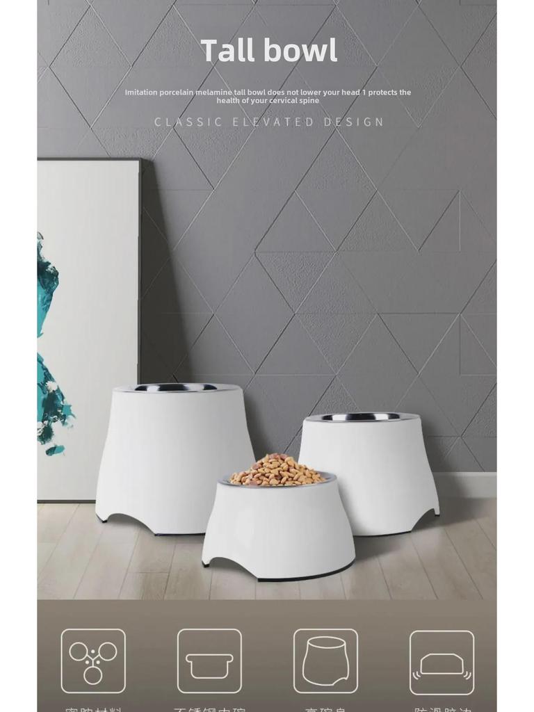 Миска для собак Hupu Anti-Tip: Защищает шейные позвонки у крупных собак