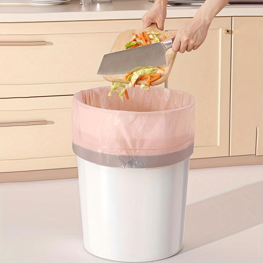 10 томов 50 шт. Очень толстые и прочные мусорные мешки с завязкой - большие, портативные полиэтиленовые мусорные мешки для кухни