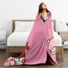Super Warm BlanketsGirls Boys Camping Gloomy Bear Throw Blanket  Flannel Bedspread For Home Decor Funny Sofa Bed Cover