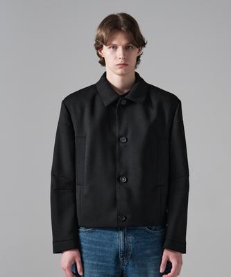 Fillchic Minimal Short Jacket (Black)