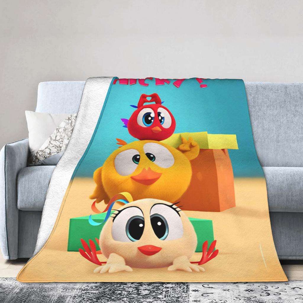 Супер Мягкие Пледы для Кровати Походные Где 'S Chicky Плед Фланелевое Покрывало для Улицы С Принтом Чехол на Диван-Кровать