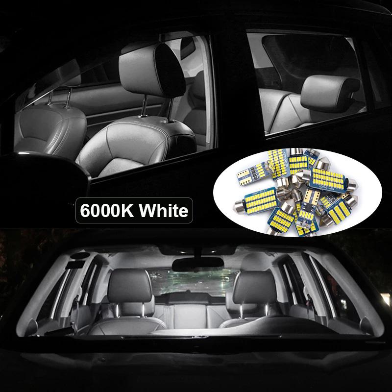 LED Interior Map Dome Trunk Light Ceiling Bulbs Kit For Jeep Wrangler YJ TJ JK 1987- 2014 2015 2016 2017 2018 Car Accessories