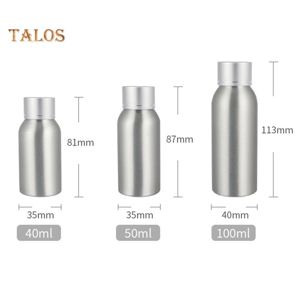 Нержавеющая алюминиевая бутылка для хранения косметической эмульсии, подходящая для лосьона, тонера, рыбацкой еды