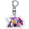 The HUNTRIX Triple Threat: Rumi, Mira, Zoey Group Keychain – Premium K-Pop Demon Hunters Accessories