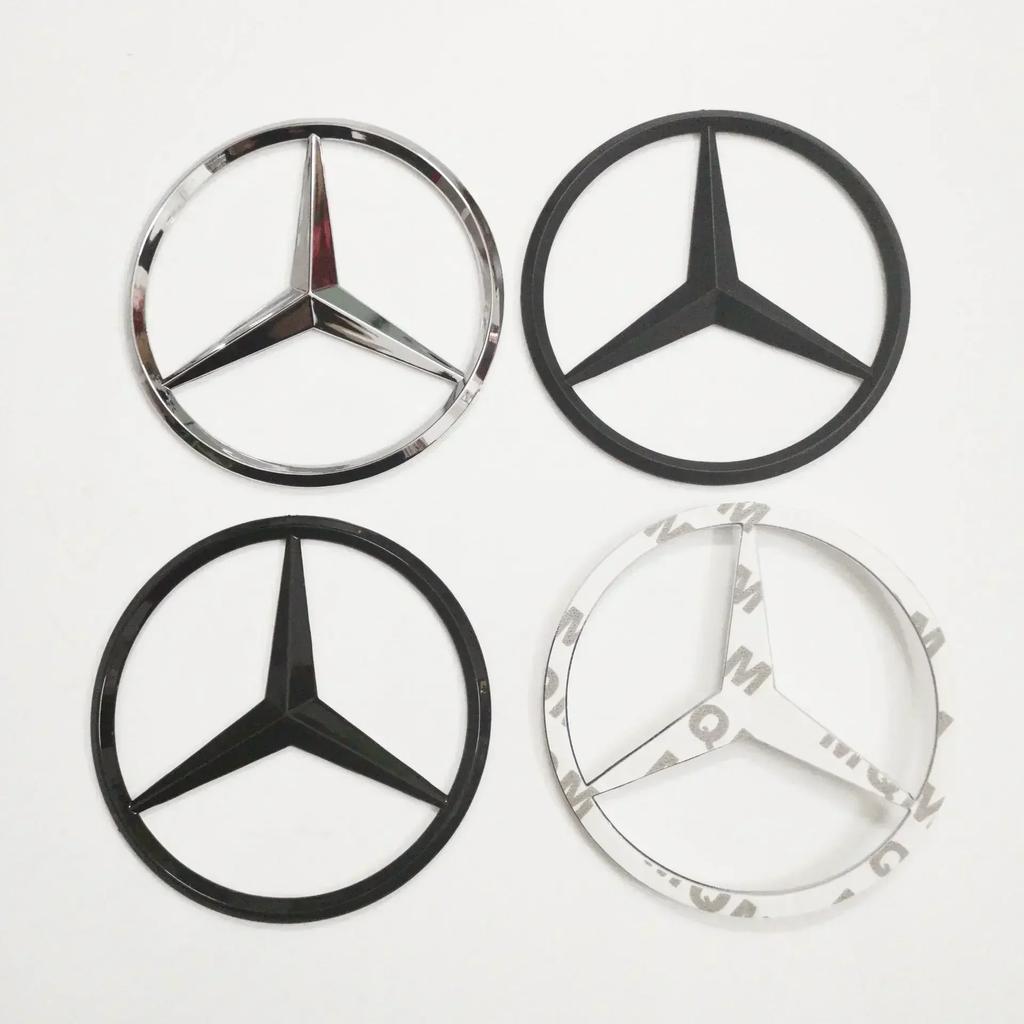 AABGV1 ABS Car Rear Badge Decal Trunk Emblem Sticker for Mercedes Benz S320 W164 W203 W204 W168 C180 E320 A200 CLA CLK CLS ML