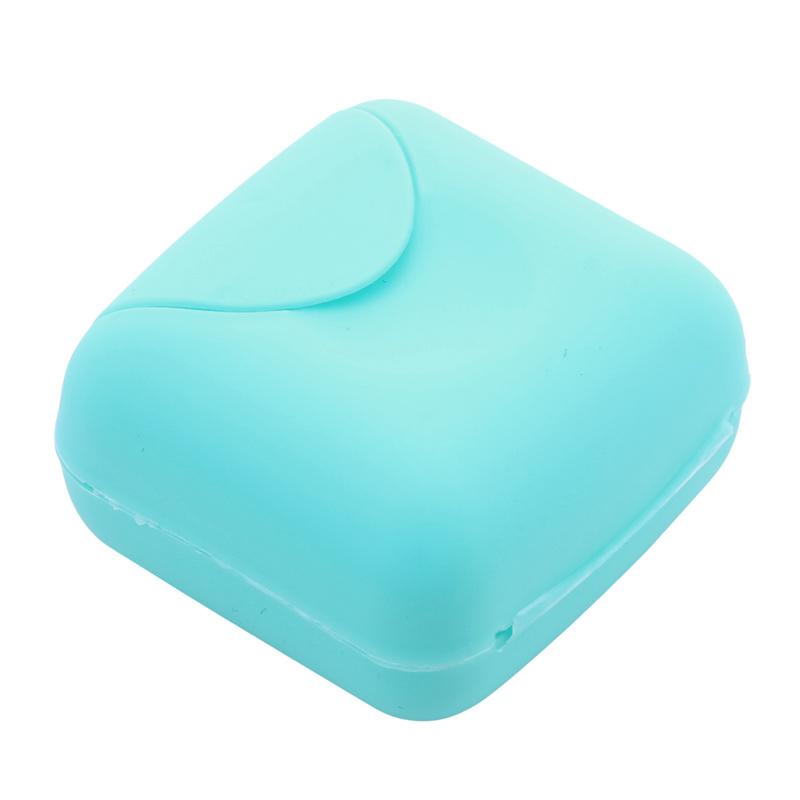 Small/Large Sizes Portable Travel Soap Box With Cover Durable Plastic Soap Dish Holder Candy Colors Case For Bathroom