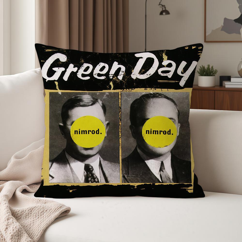 Band GGreen DDay Saviors Hot Album Pillow Case Suitable For Bedrooms Living Rooms Cars Home Decoration
