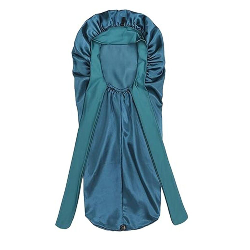 Удобная длинная шапка для сна, гладкая ночная шапочка для сна, очень большая женская шапочка с косами