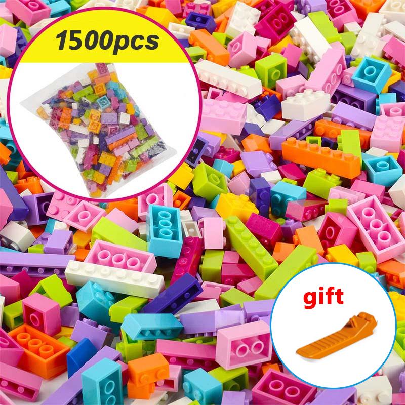 1000 шт. Строительные блоки Город DIY Творческие кирпичи Массовая модель Фигурки Развивающие детские игрушки Совместимость со всеми брендами