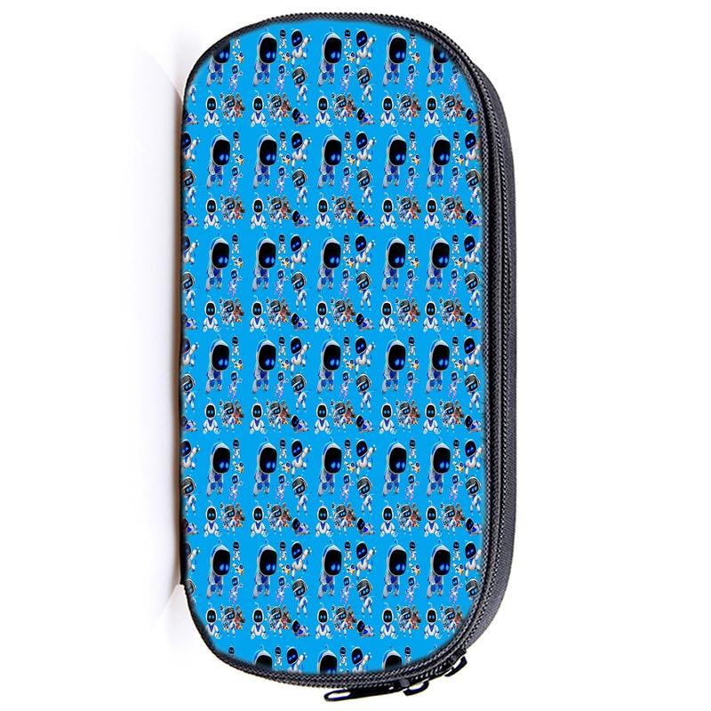 Пенал для карандашей Astro Bot Astronaut с застежкой-молнией, сумка-карандаш, функциональный портативный пенал с застежкой-молнией, канцелярские принадлежности для студентов