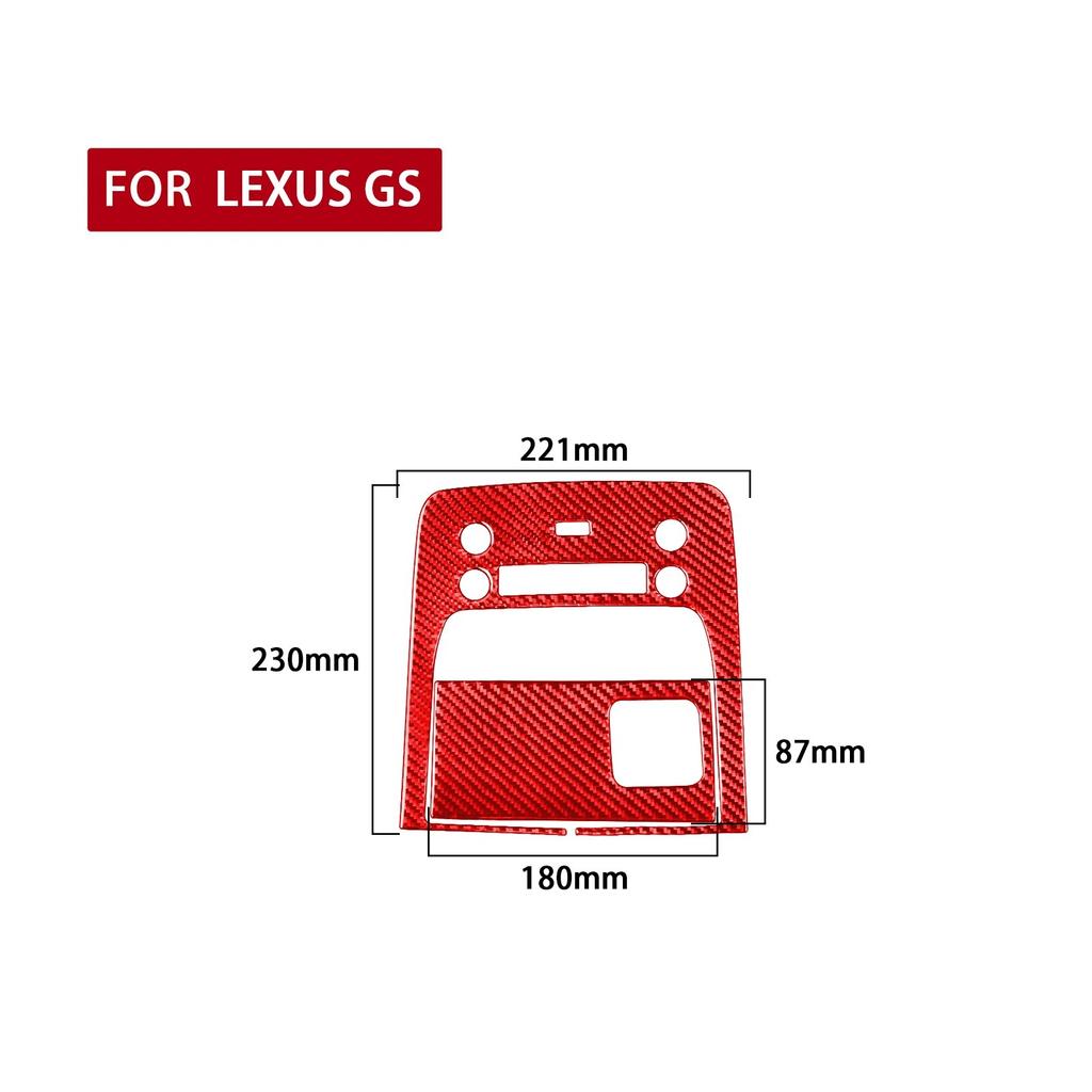 Для Lexus GS 2006-2011 Автомобильная лампа для чтения на крыше, лампа, панель, накладка, наклейка, автомобильные аксессуары для интерьера, углеродное волокно